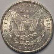 1889 Morgan Silver Dollar, Circulated.
