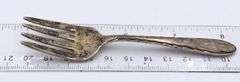 925 Sterling silver signed baby spoon and fork