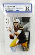 Josh Allen 2018 Rookie Football Card, 10 Gem MT