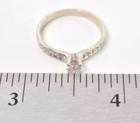 Astounding 14K White Gold Diamond Ring