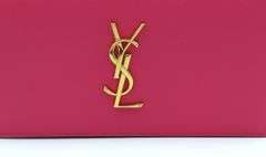 YSL Pebbled leather Cassandre clutch
