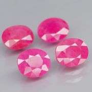 Fantastic 3.31ct HEATED ONLY Ruby set