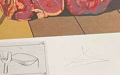 Rare Hard To Find Hand Signed Lithograph and Engraving by Dali