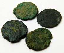 4 Roman Ancient Crusader Coins