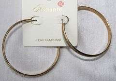 Stylish Golden Color Hoop Earrings