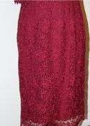 Stylish One Side Shoulder Burgundy Dress