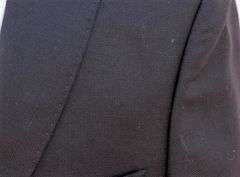 Black Color Textured Modern Fit Notch Lapel Sport Coat