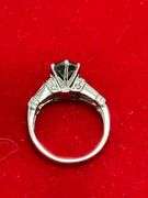 CERTIFIED PLATINUM DIAMOND RING. 2.90 CARAT