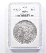 MS66 1880-S Morgan Silver Dollar NCG