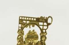 18K Yellow Gold Queenstown New Zealand Travel Charm/Pendant