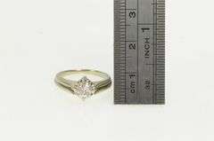 18K White Gold 0.49 Ct Diamond Solitaire Engagement Ring