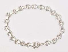 Wonderful Sterling Silver Fancy Link Bracelet