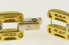 18K Yellow Gold 12.45 Ctw Citrine Diamond Pave Bar Chain Bracelet