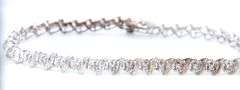 10kt White gold 1ctw diamond tennis bracelet