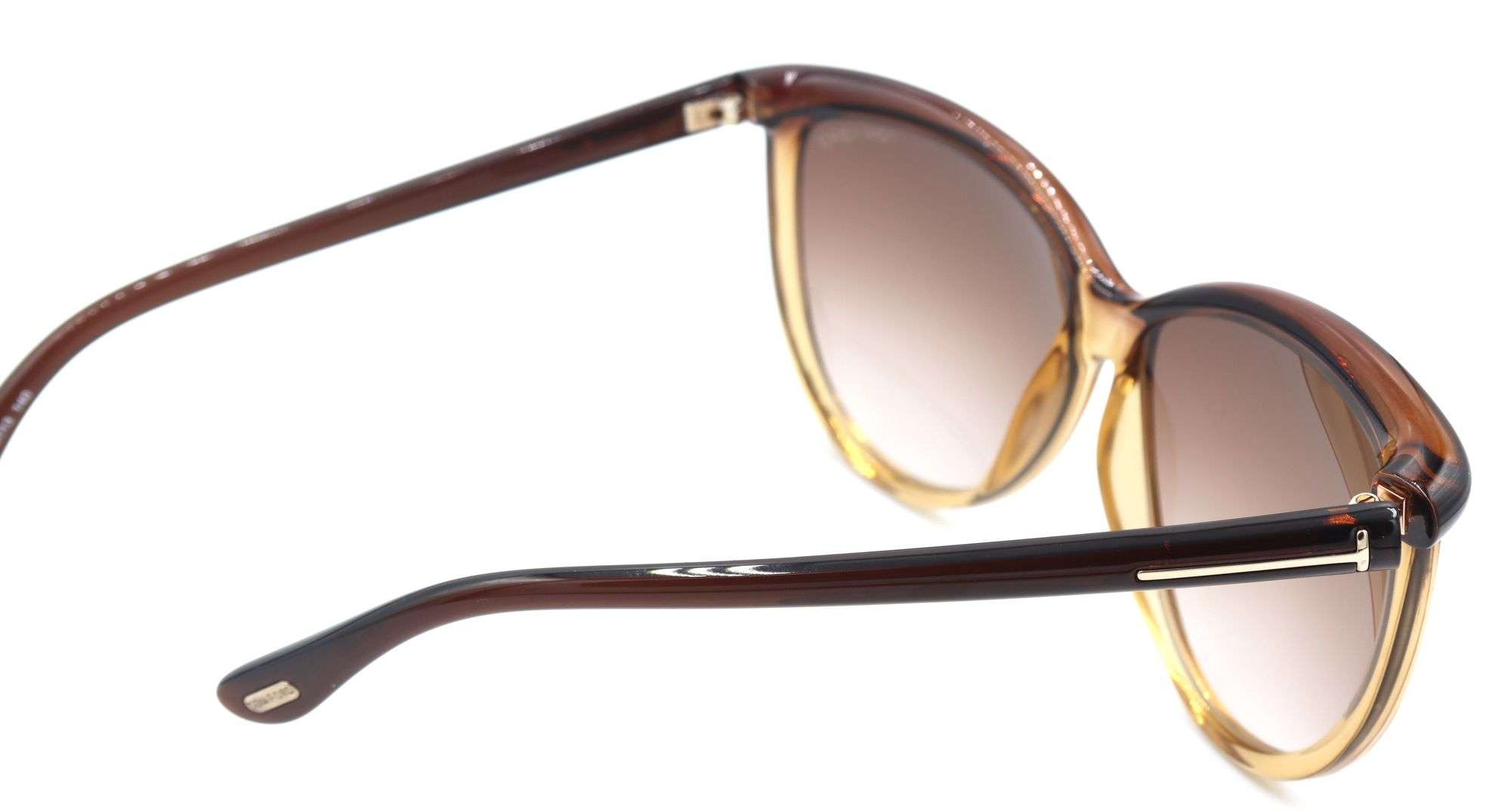 Tom Ford Josephine TF 296 Sunglasses Tom Ford Womens Josephine Oval Designer Sunglasses Brown  main image 2