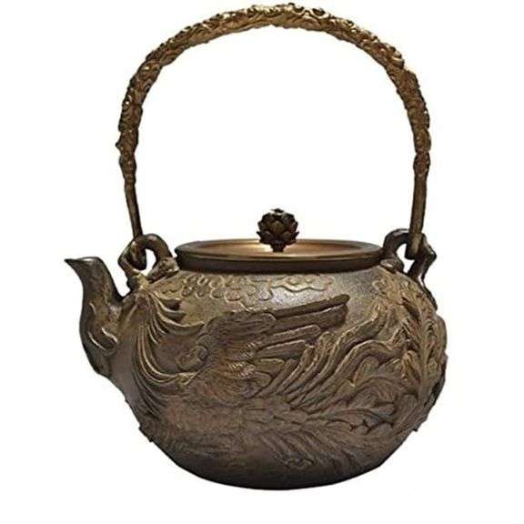 Traditional Japanese Cast Iron Tetsubin