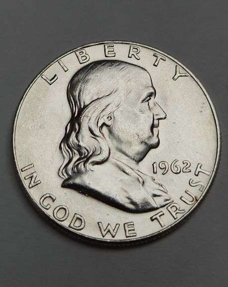 1962 D UNC Quality Franklin Half Dollar