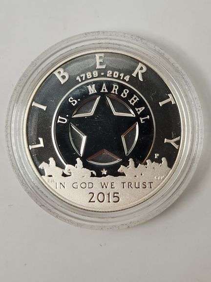 2015-P $1 U.S. Marshals Service 225th Anniversary PR