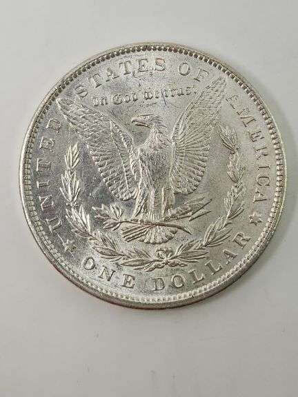 1897 Morgan Silver Dollar, Cleaned