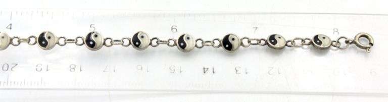 Group lot of  vintage 925 sterling silver bracelets