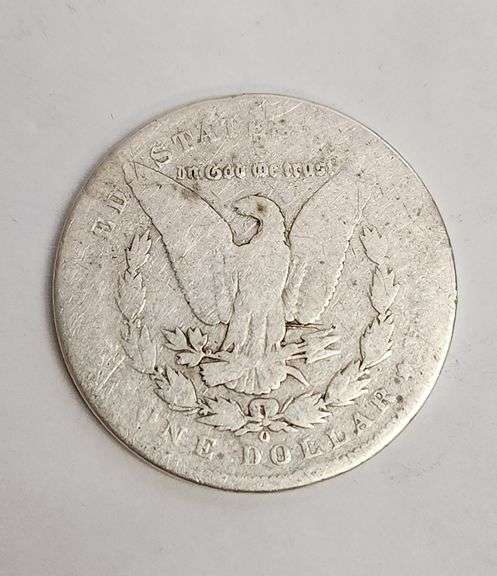 1896-O Morgan Silver Dollar, Circulated.