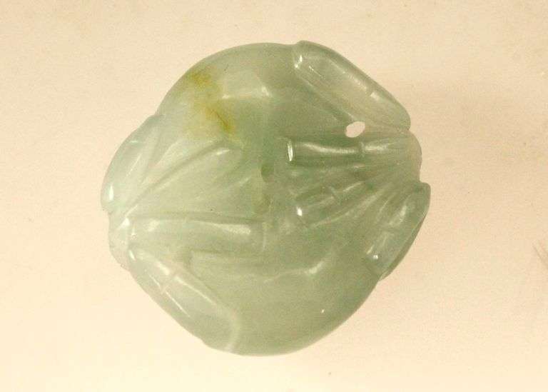 Type-A Jadeite Double Cat Amulet