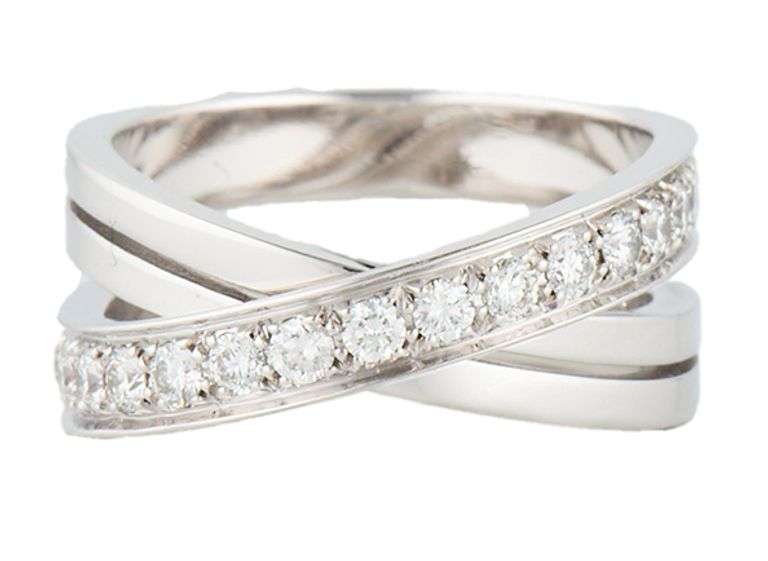 Cartier Etincelle De Cartier 0.52ctw Diamond Crossover Ring in 18K