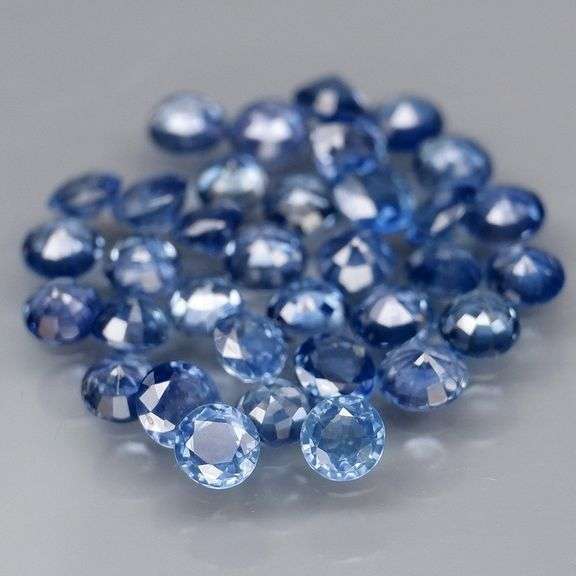 Classic blue! 3.05ct Sapphire set from Kanchanaburi, Thailand