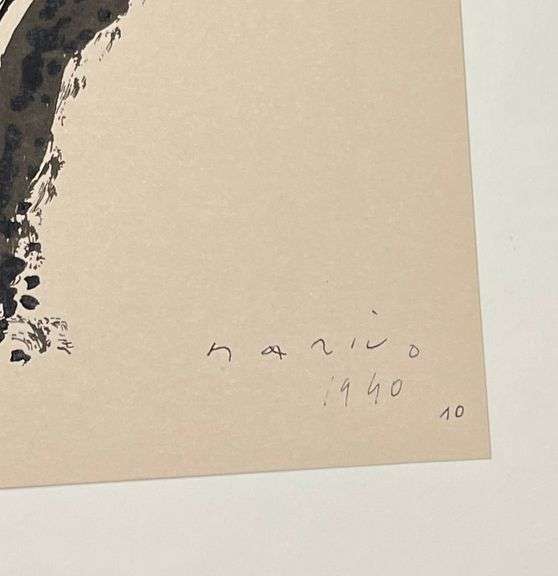 Collectible Marino Marini, From '1968 Marnini' Suite