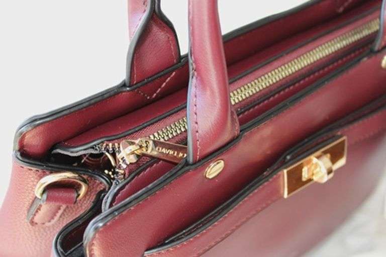 Stylish Burgundy Color Designer Bag By David Jones-Paris