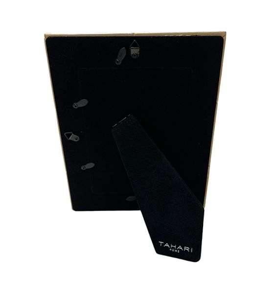 Pair of Blue and White Ceramic 5x7 Photo Frames Chinoiserie Style