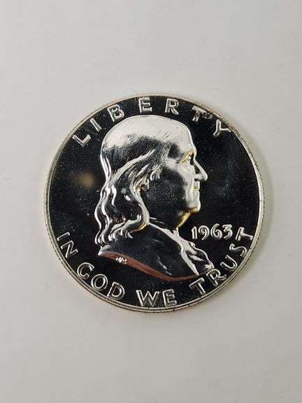 1963 Proof Quality Franklin Half Dollar