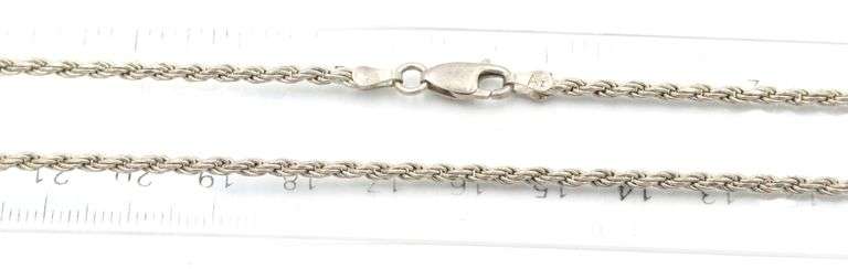 Group lot of Vintage 925 sterling silver necklaces