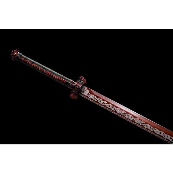 Tang Dynasty Style Dao Sword with Dragon Pattern Sheath