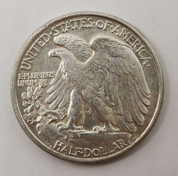 1944 Walking Liberty Half Dollar, Circulated