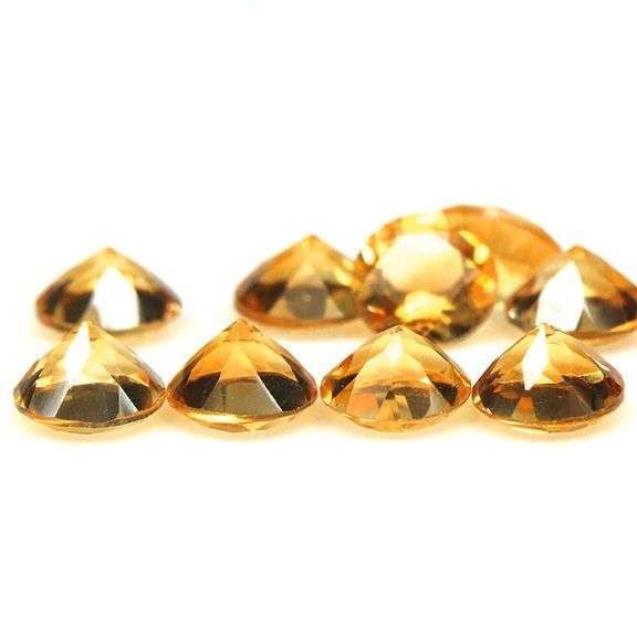 Ravishing 10.60ct top golden eye clean Citrine set