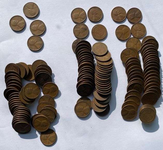 1929 S 1934 D &1939 S Lincoln Cent Roll.