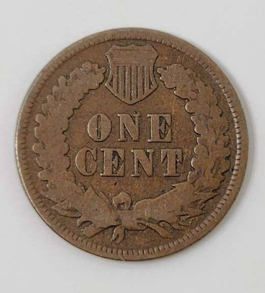 1876 Indian Head Cent, Circulated