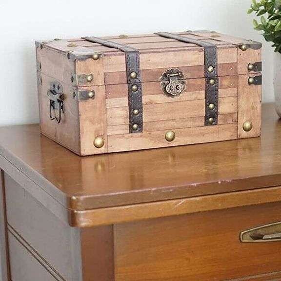 Wooden Chest Storage Box