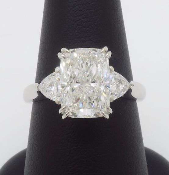 3.60CTW Certified Diamond Engagement Ring