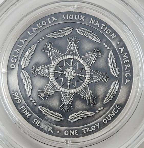 2021 1 Oz War Horse Relief Coin
