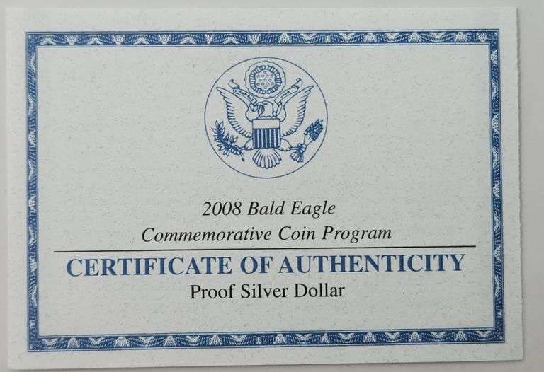 2008-P $1 Bald Eagle Recovery PR DCAM