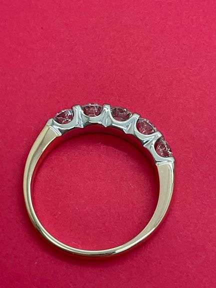 CERTIFIED 14K YELLOW GOLD DIAMOND BAND