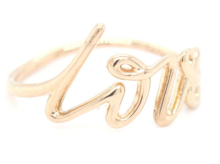 Tiffany & Co Paloma Graffiti love ring in 18kt Yellow gold