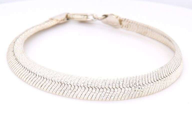 Italian 925 sterling silver fancy bracelet