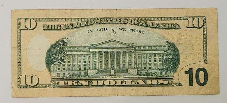 2017A $10 Radar Banknote "17211271", Circulated