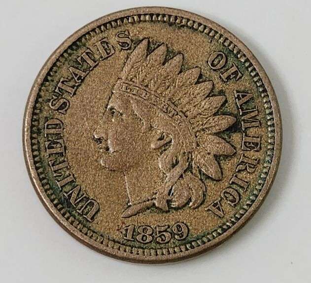 1859 Indian Head Cent, Circulated