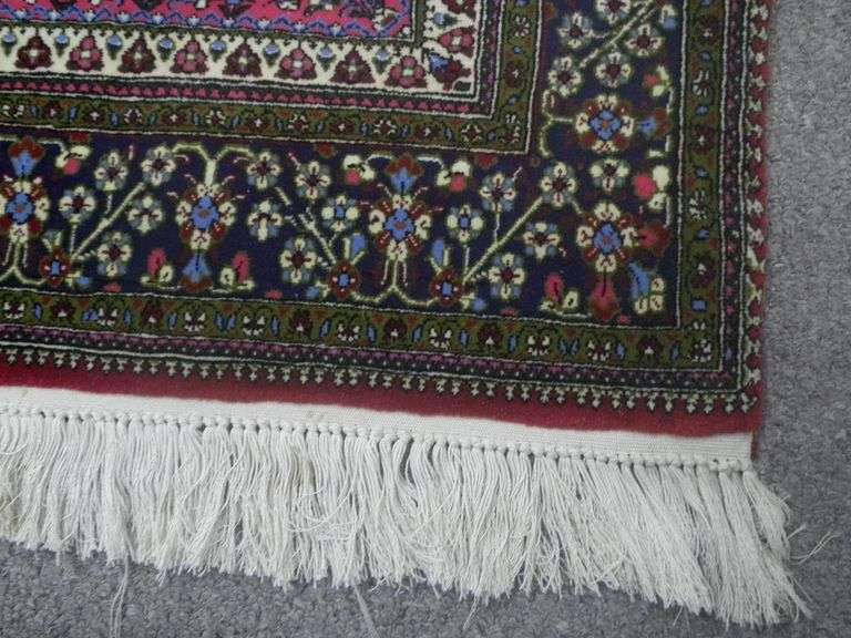 Handmade w/Silk Persian Qum 5.4x3.5