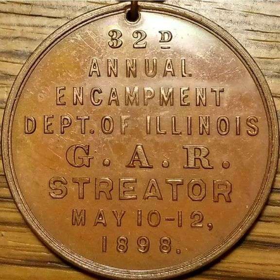 1897-1898 Civil War Veterans Medal Ribbon