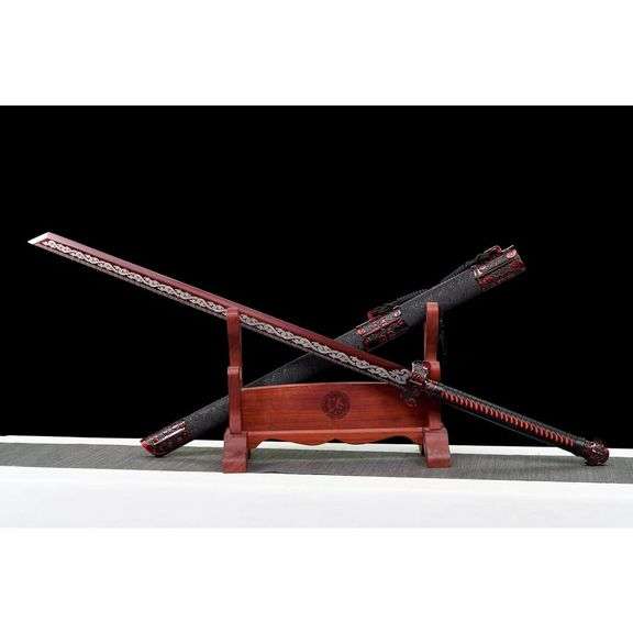 Tang Dynasty Style Dao Sword with Dragon Pattern Sheath